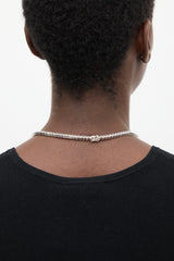 Dorsey Sterling Silver Kate Rivière Sapphire Tennis Necklace