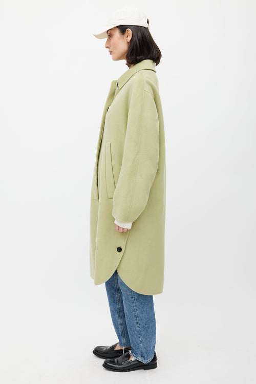 Dorothee Schumacher Light Green Wool Coat