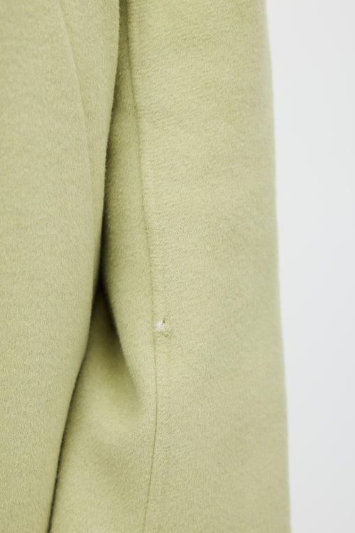 Dorothee Schumacher Light Green Wool Coat
