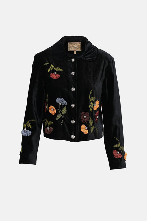 VSP Archive Velvet Embroidered Jacket