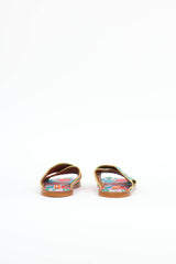 La DoubleJ Satin Crisscross Slide