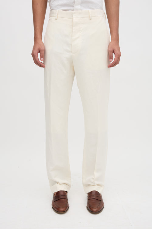 Double RL Ralph Lauren Linen & Silk Trouser