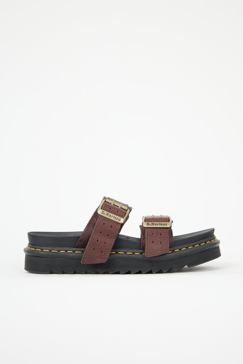 Dr. Martens Leather Myles Platform Sandal