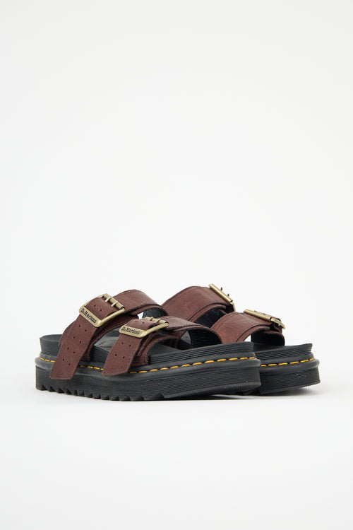 Dr. Martens Leather Myles Platform Sandal