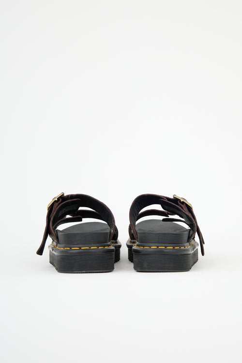 Dr. Martens Leather Myles Platform Sandal