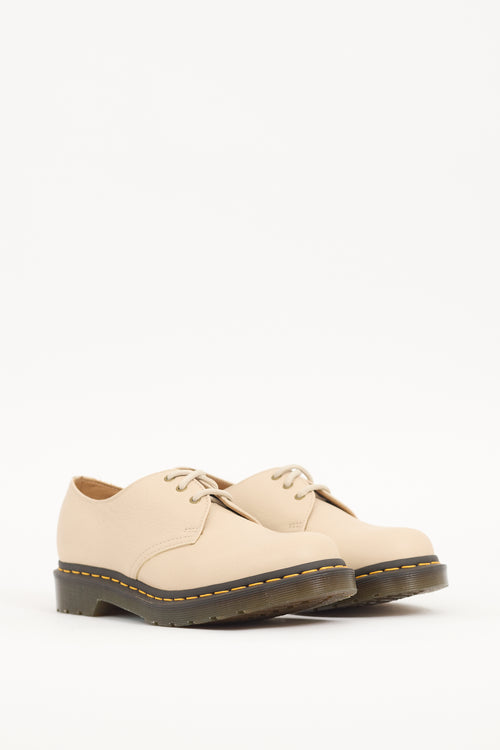 Dr. Martens Beige Leather 1461 Derby