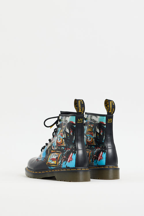 Dr. Martens Black & Multicolour 1460 Basquait II Boot