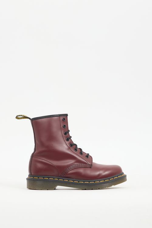 Dr. Martens Burgundy Leather 1460 Boot