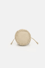 Dragon Diffusion Woven Leather PomPom Bucket Bag