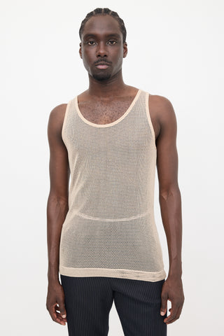 Dries Van Noten Mesh Tank Top