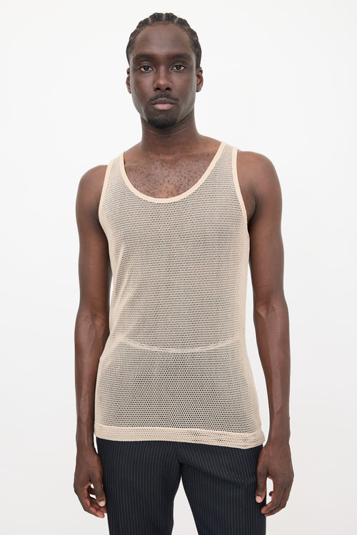 Dries Van Noten Mesh Tank Top