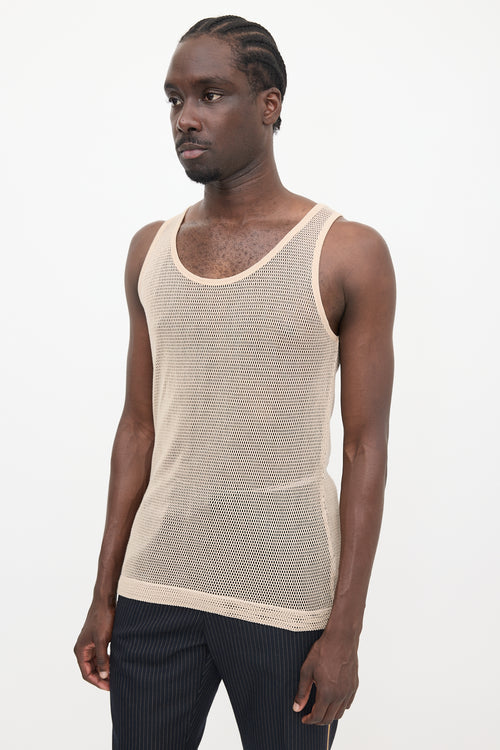 Dries Van Noten Mesh Tank Top