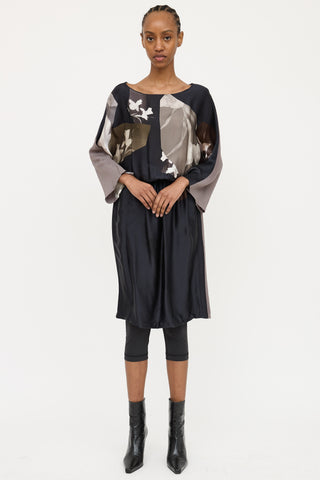 Dries Van Noten Floral Silk Dress