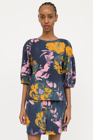 Dries Van Noten Floral Pattern Co-ord Set