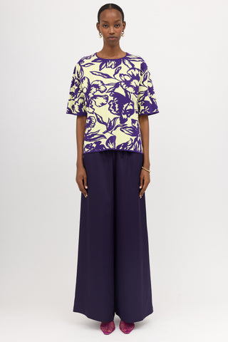 Dries Van Noten Jacquard Knit Top
