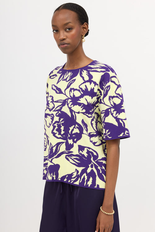 Dries Van Noten Jacquard Knit Top