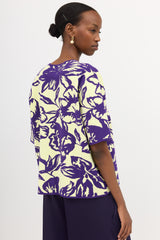 Dries Van Noten Jacquard Knit Top