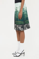 Dries Van Noten Forest Print Skirt