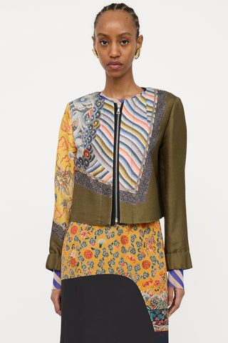 Dries Van Noten 2012 Pattern Zip Jacket