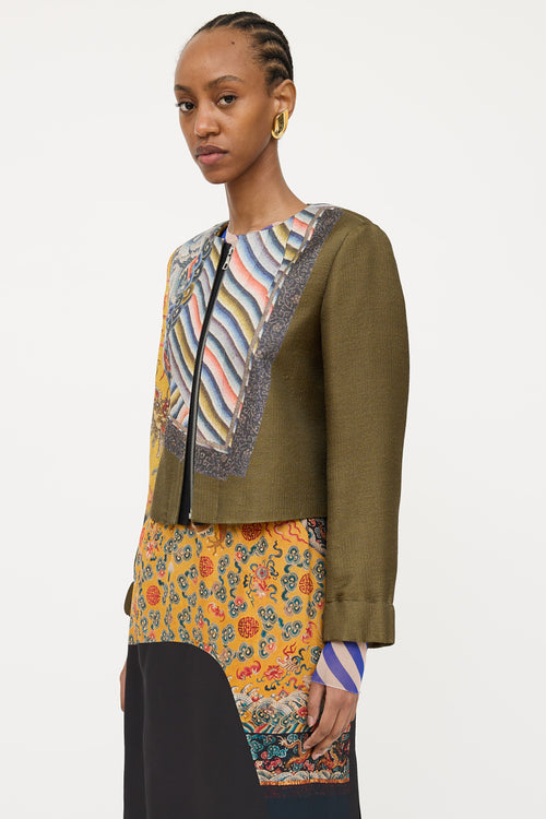 Dries Van Noten 2012 Pattern Zip Jacket