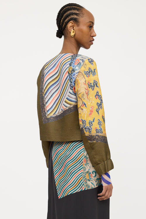Dries Van Noten 2012 Pattern Zip Jacket