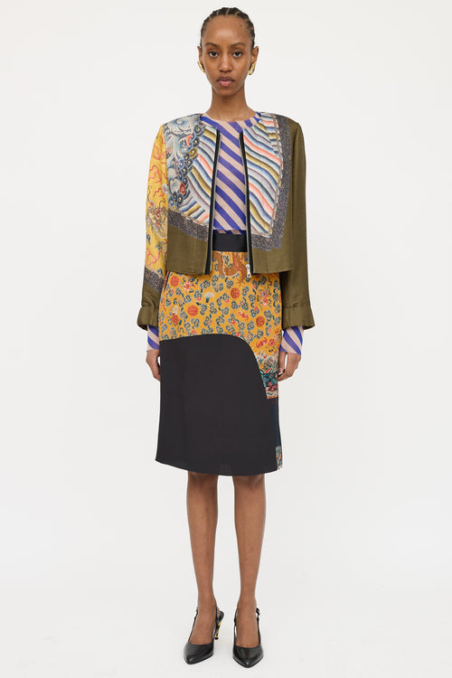 Dries Van Noten 2012 Pattern Zip Jacket