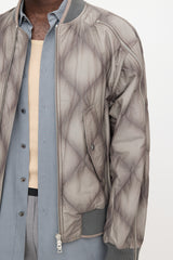 Dries Van Noten Quilted Zip Bomber Jacket