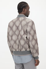 Dries Van Noten Quilted Zip Bomber Jacket