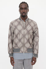 Dries Van Noten Quilted Zip Bomber Jacket