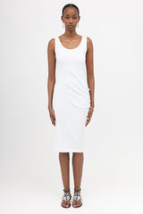 Dries Van Noten Asymmetrical Ribbed Knit Dress