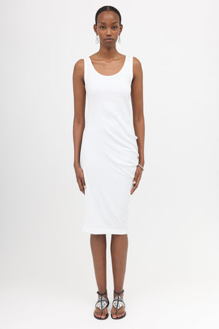 Dries Van Noten Asymmetrical Ribbed Knit Dress