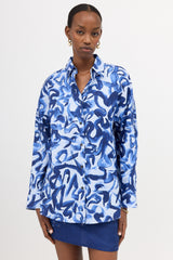 Dries Van Noten FW 2024 Oversized Printed Shirt