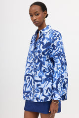 Dries Van Noten FW 2024 Oversized Printed Shirt