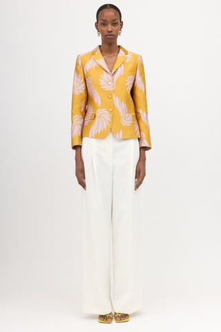 Dries Van Noten SS 2016 Satin Jacquard Blazer