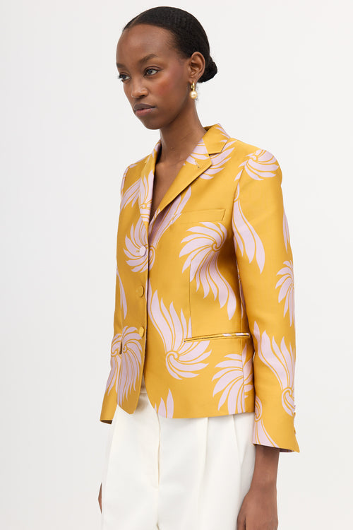 Dries Van Noten SS 2016 Satin Jacquard Blazer