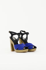 Dries Van Noten Beaded Platform Sandal