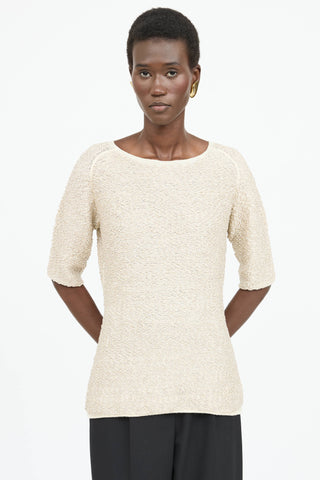Dries Van Noten Textured Shimmer Top