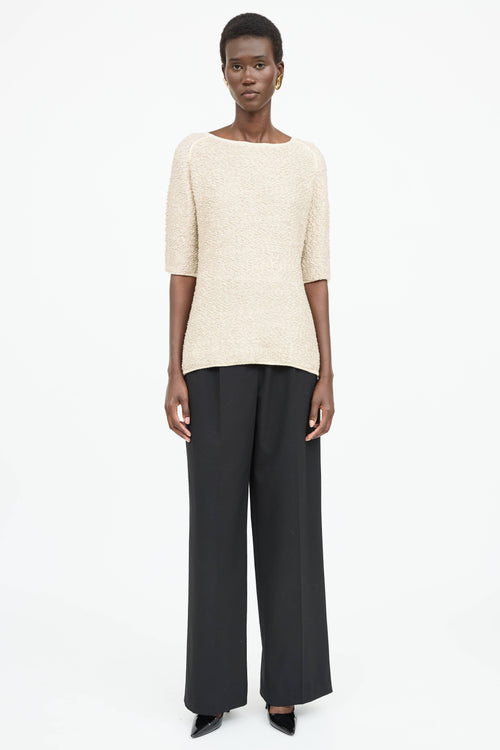 Dries Van Noten Textured Shimmer Top