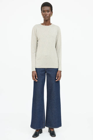 Dries Van Noten Sparkly Long Sleeve Top