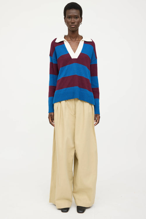 Dries Van Noten Pleated Wide Leg Trouser