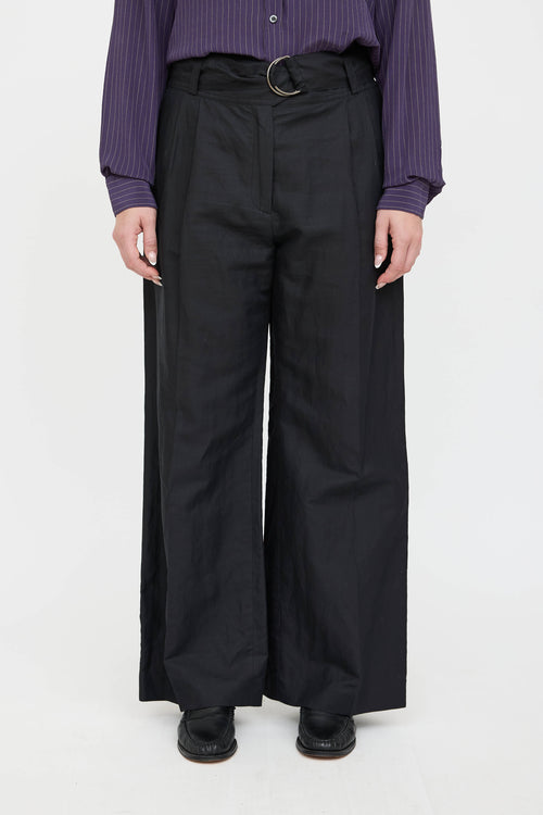 Dries Van Noten Pleated Belt Pant