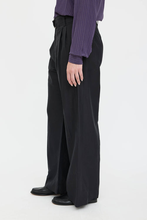 Dries Van Noten Pleated Belt Pant