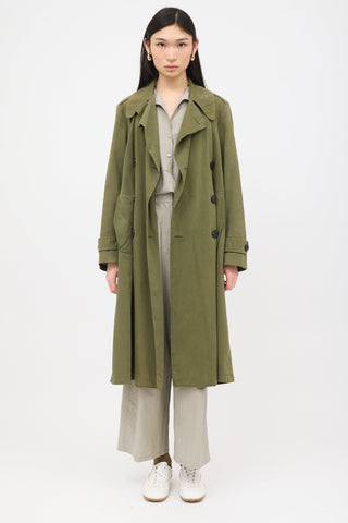 Dries Van Noten Belted Trench Coat