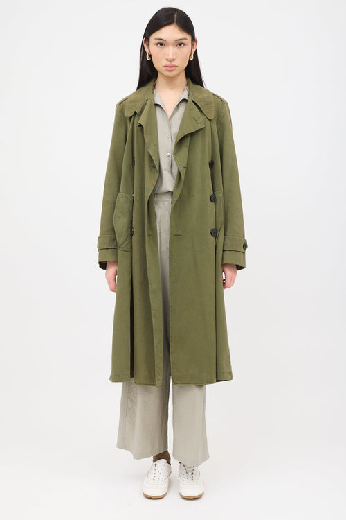 Dries Van Noten Belted Trench Coat