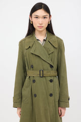 Dries Van Noten Belted Trench Coat