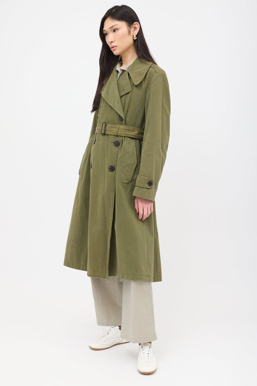 Dries Van Noten Belted Trench Coat