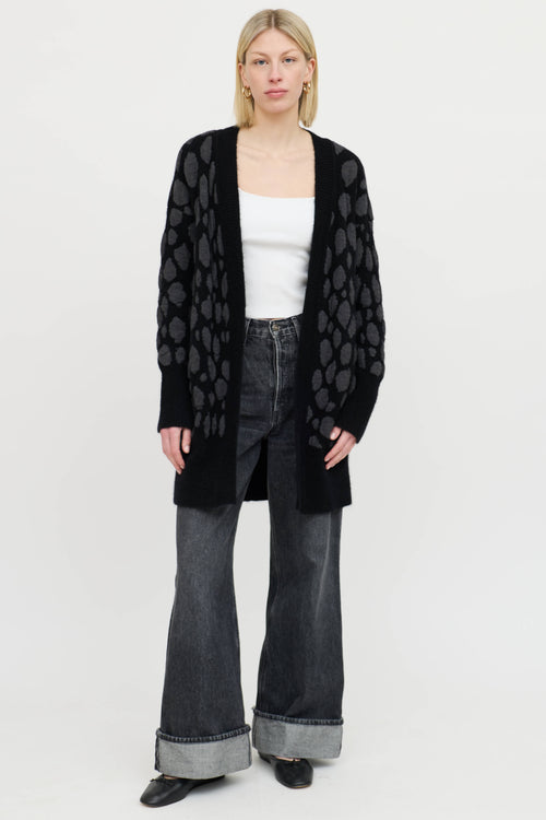 AkrisWool Spotted Cardigan