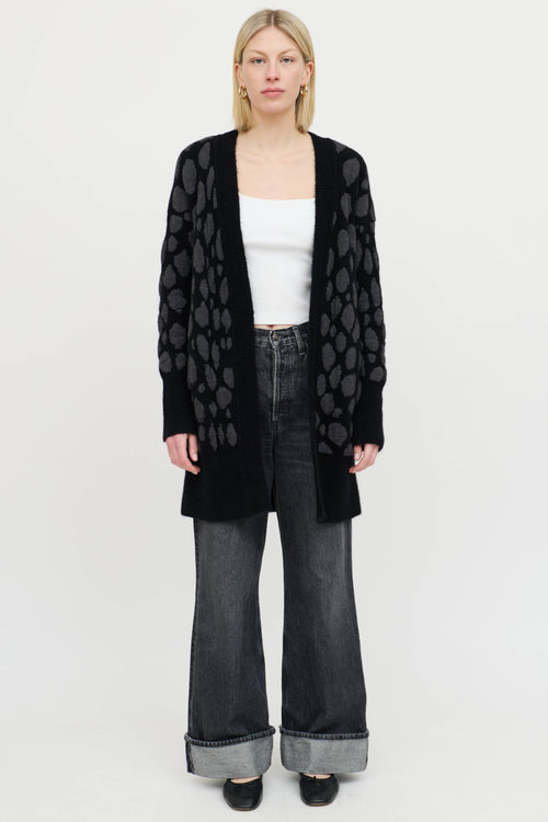 AkrisWool Spotted Cardigan