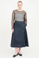 Dries Van Noten Mesh Long Sleeve Top