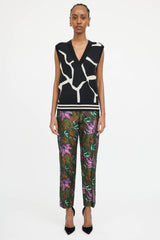 Dries Van Noten Wool Pattern Vest
